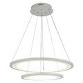 Cwi Lighting Led Chandelier With White Finish 5665P24-2-103
